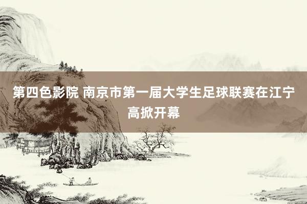 第四色影院 南京市第一届大学生足球联赛在江宁高掀开幕