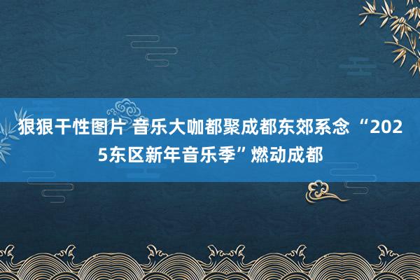 狠狠干性图片 音乐大咖都聚成都东郊系念 “2025东区新年音乐季”燃动成都