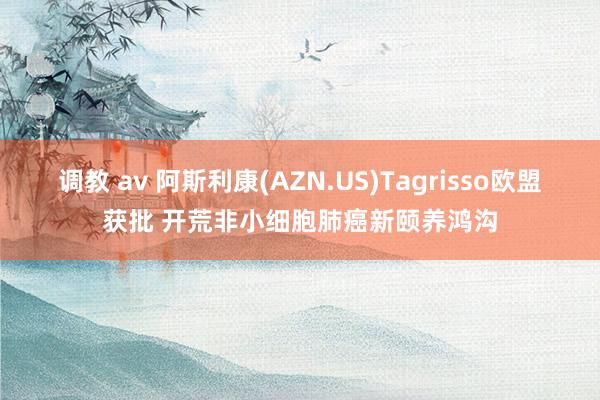 调教 av 阿斯利康(AZN.US)Tagrisso欧盟获批 开荒非小细胞肺癌新颐养鸿沟