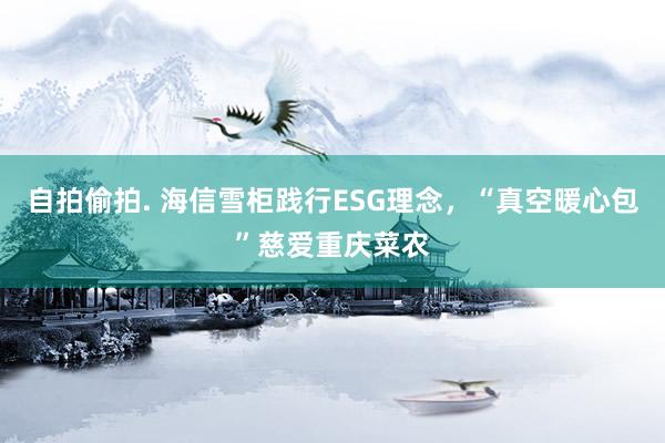 自拍偷拍. 海信雪柜践行ESG理念，“真空暖心包”慈爱重庆菜农